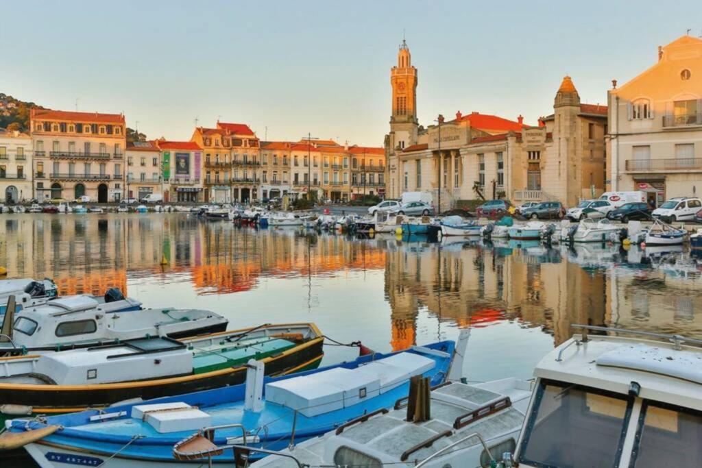 La Venise Du Languedoc Sete,Terrasse,Mer,Cosy Exterior foto